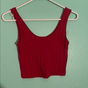 Red forever 21 crop top